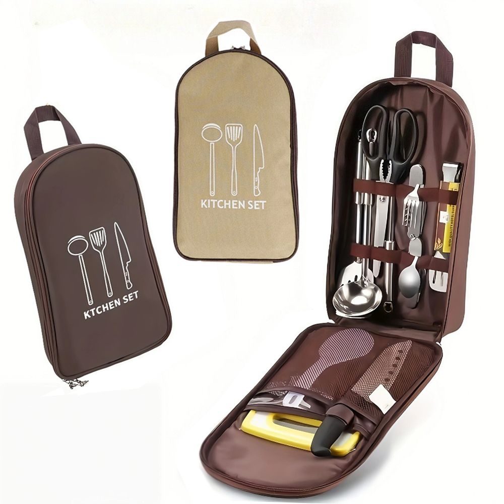 Camping Cooking Utensil Bag - Портативная сумка для кемпинга и пикника,