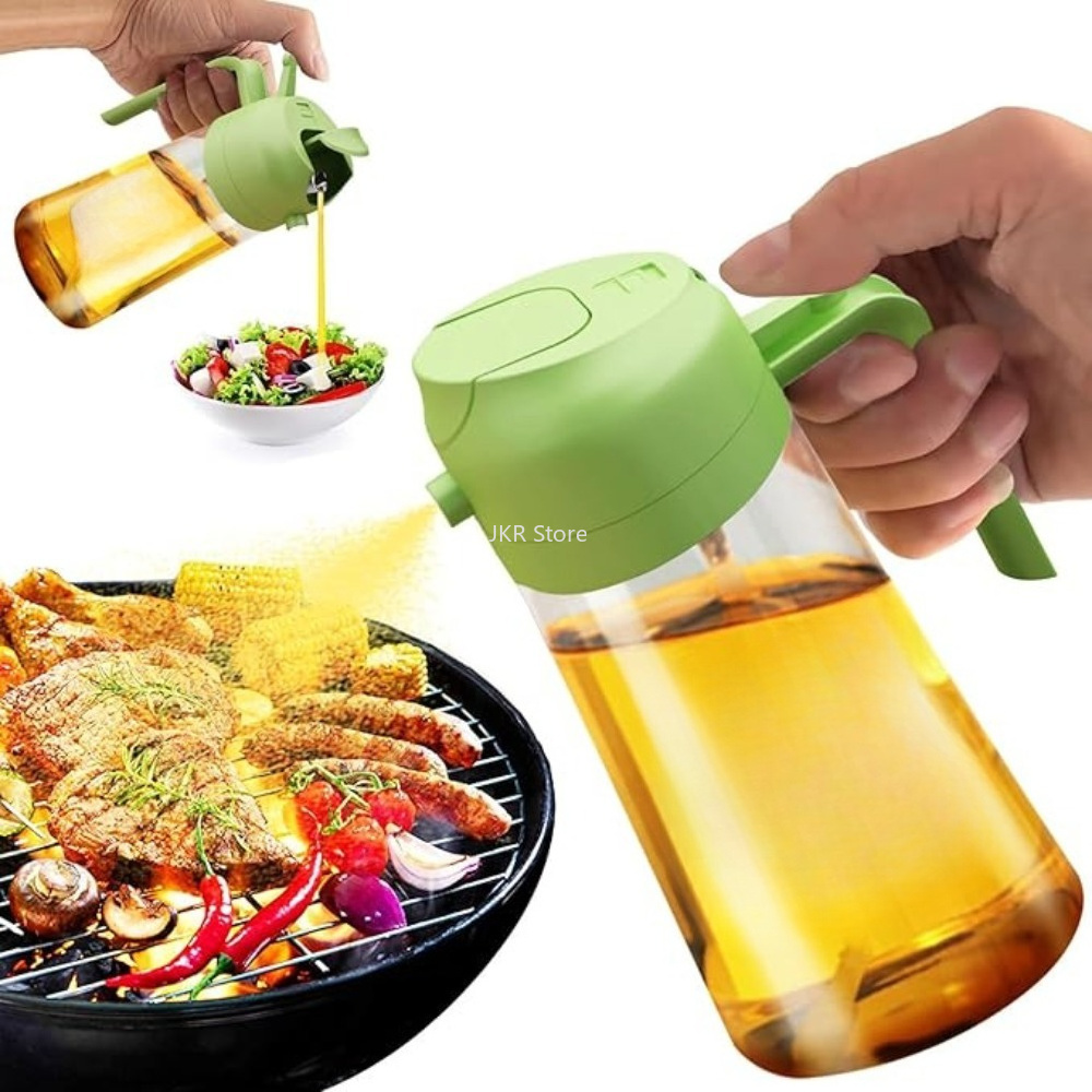 Camping Cooking Kitchen - Бутылка-распылитель для оливкового масла 2-в-1, большой