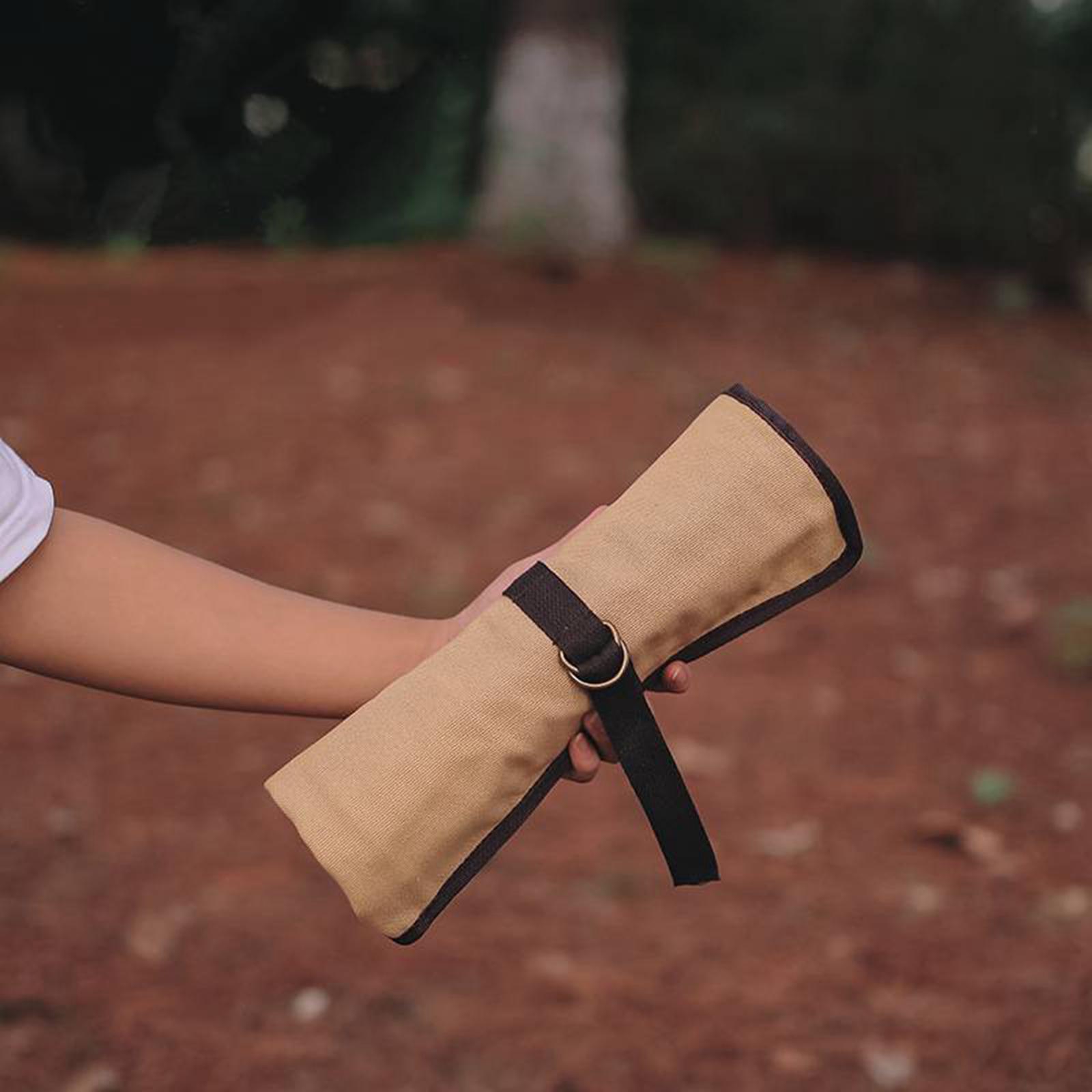 Camping Cooking Utensil Bag - Портативная посуда для кемпинга, свернутая сумка,