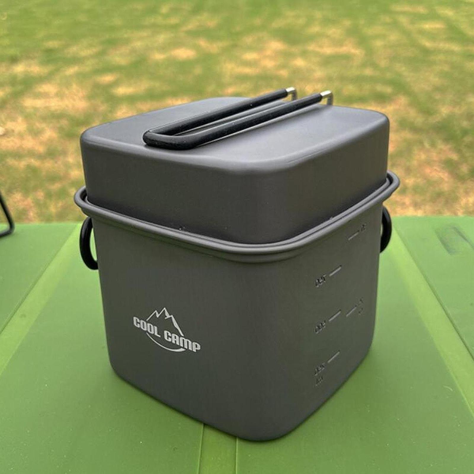 Camping Cooking Pots And Pans - Набор походной посуды: легкая сковорода для