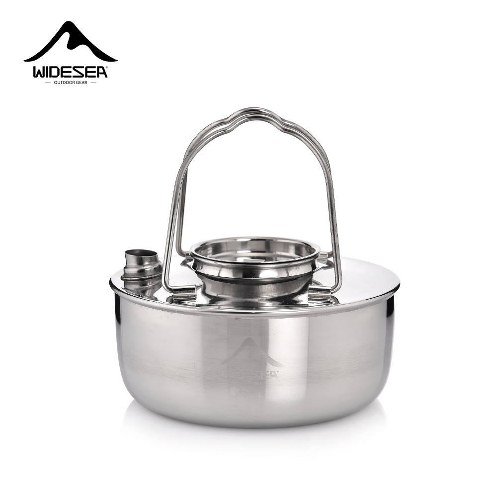Camping Cooking Essentials - Widesea Кемпинг Открытый 1,7 л SS304
