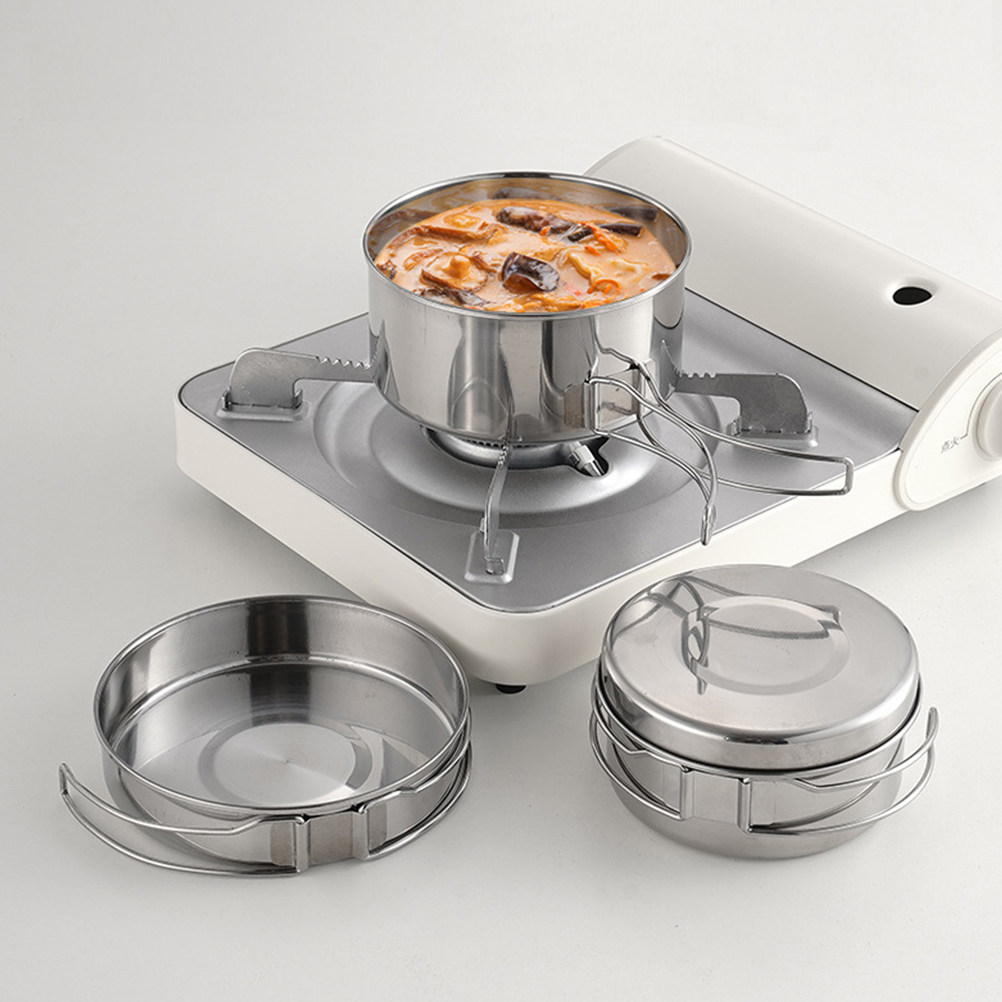 Набор походной посуды из нержа – обзор и цена Camping Cooking Pots And Pans