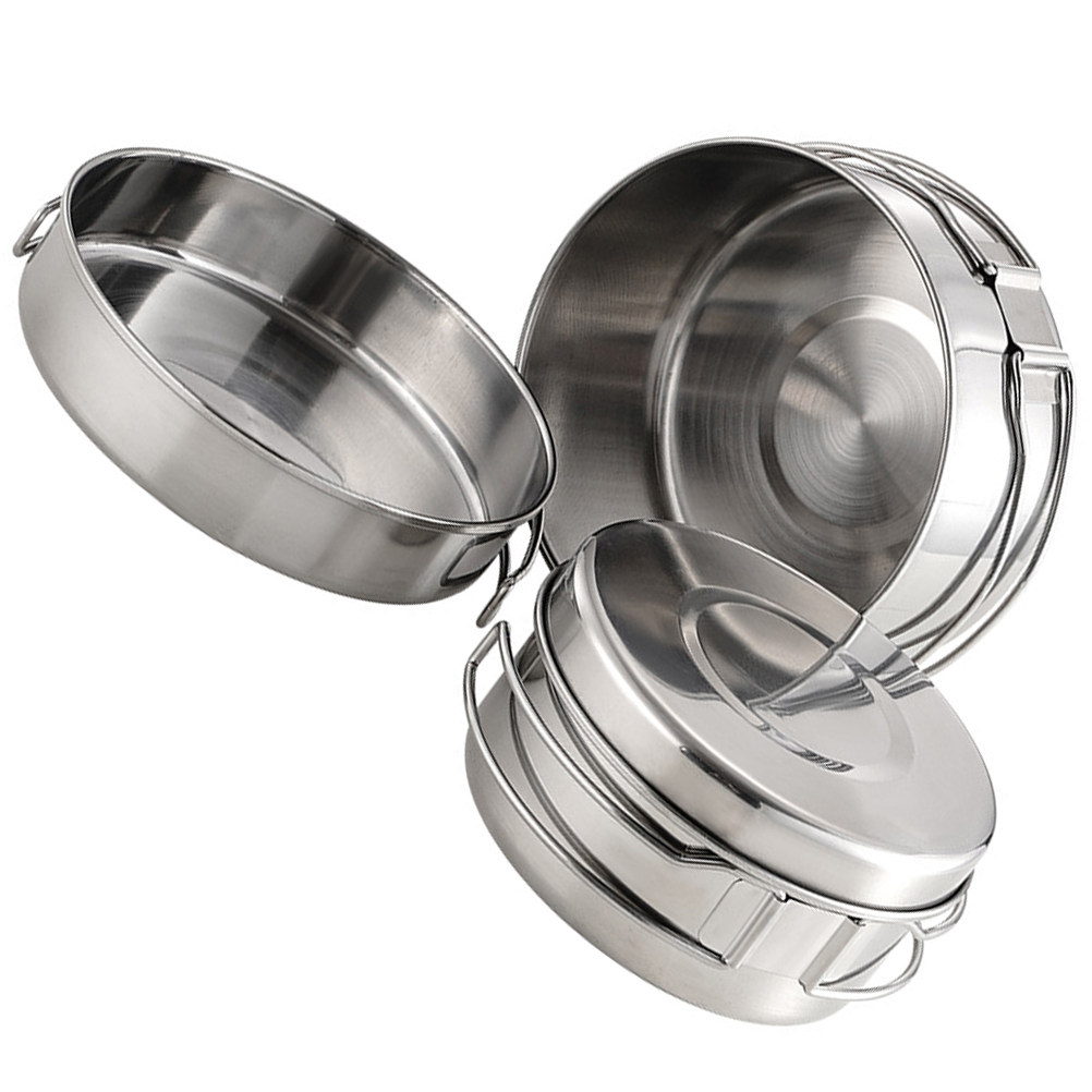 Набор походной посуды из нержа – обзор и цена Camping Cooking Pots And Pans