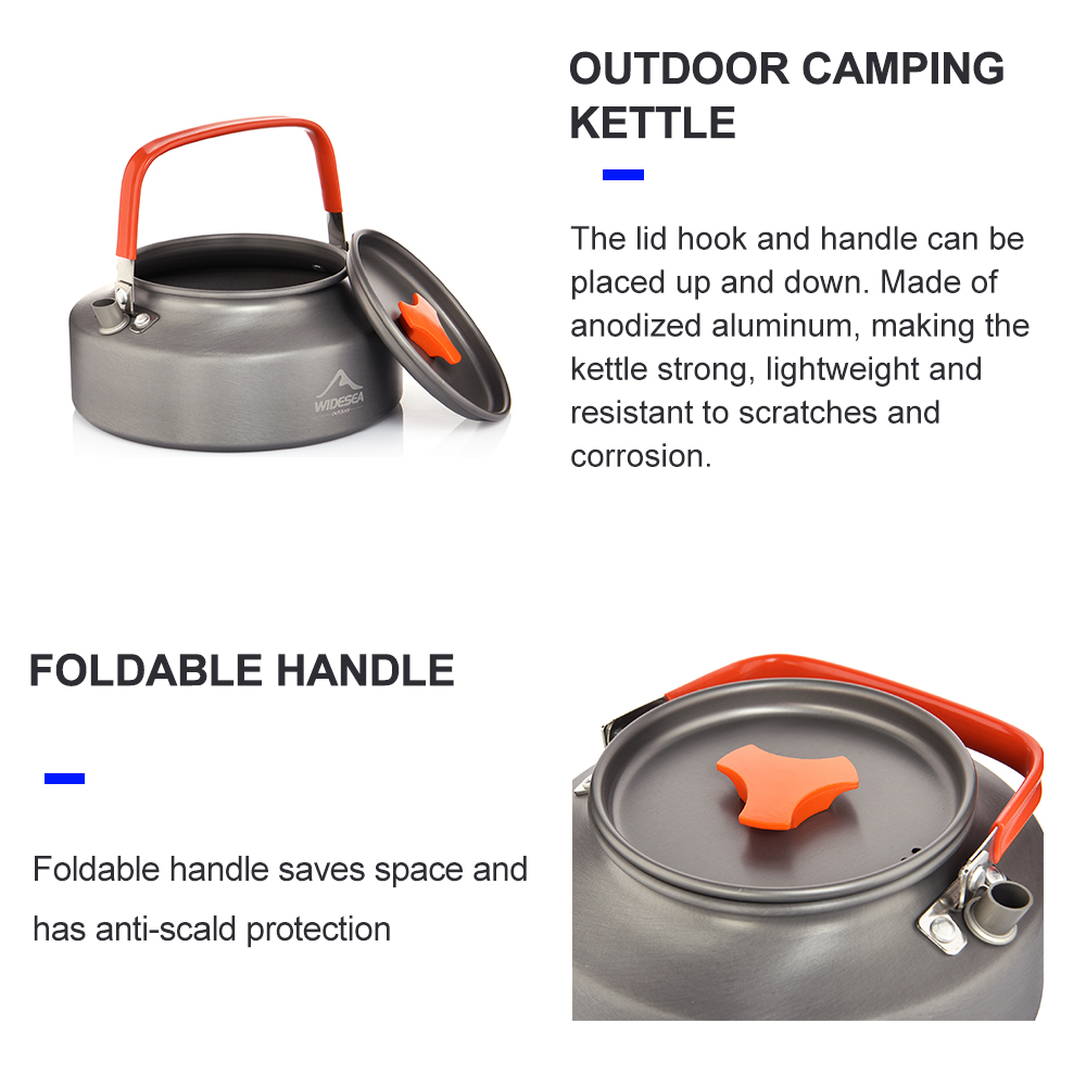 Widesea 1,1 л, 2 л, 1,5 л, чай – обзор и цена Camping Cooking System