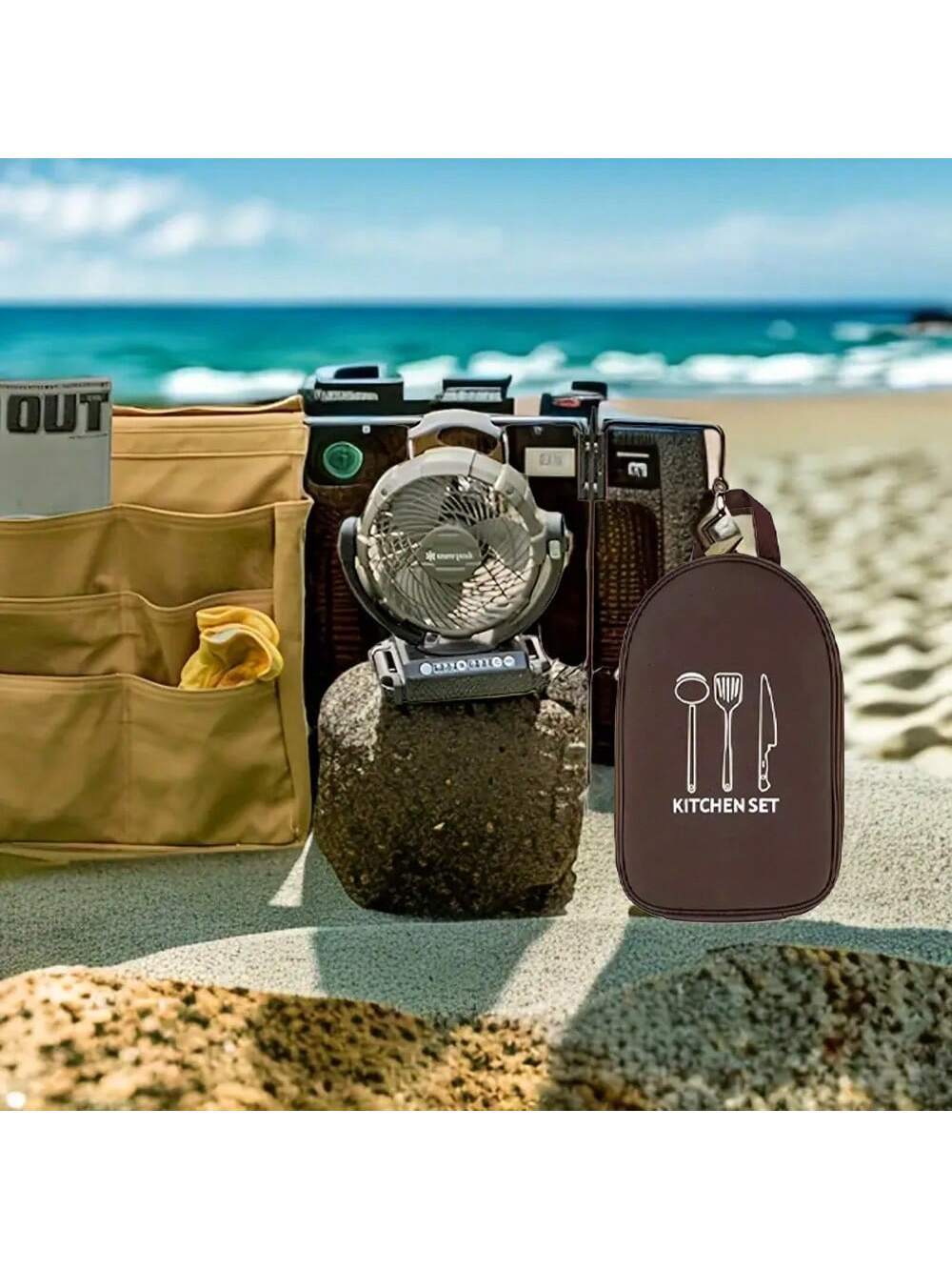 Сумка для хранения посуды для  – обзор и цена Camping Cooking Utensil Bag