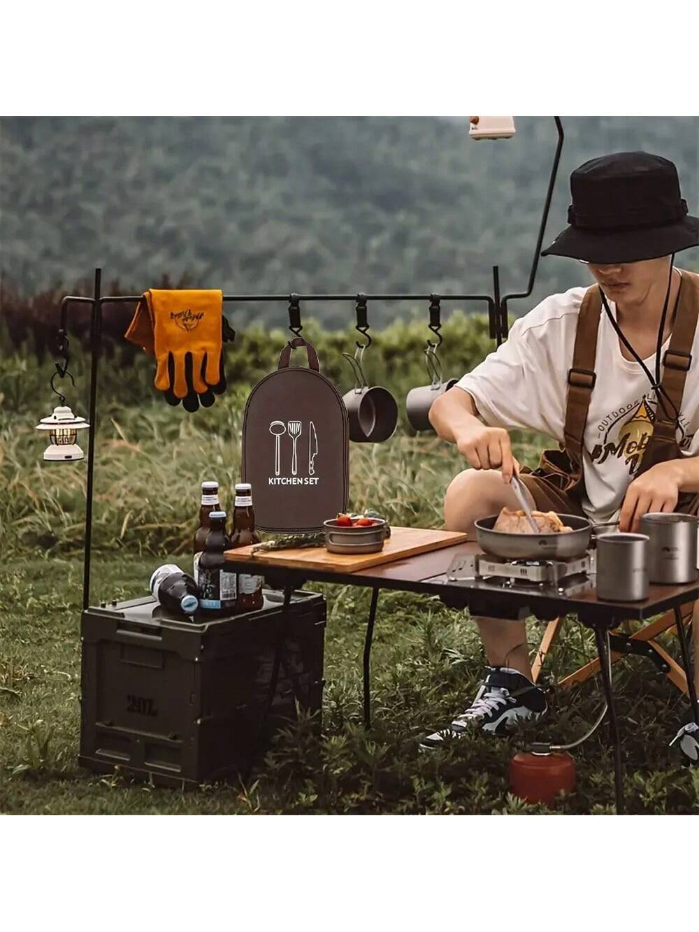 Сумка для хранения посуды для  – обзор и цена Camping Cooking Utensil Bag