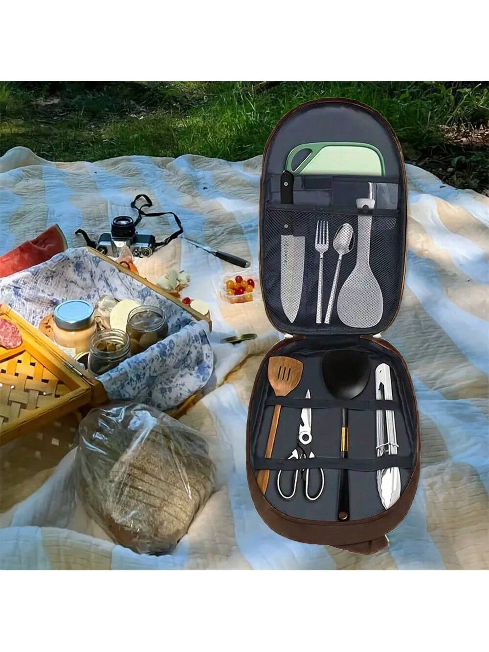 Сумка для хранения посуды для  – обзор и цена Camping Cooking Utensil Bag