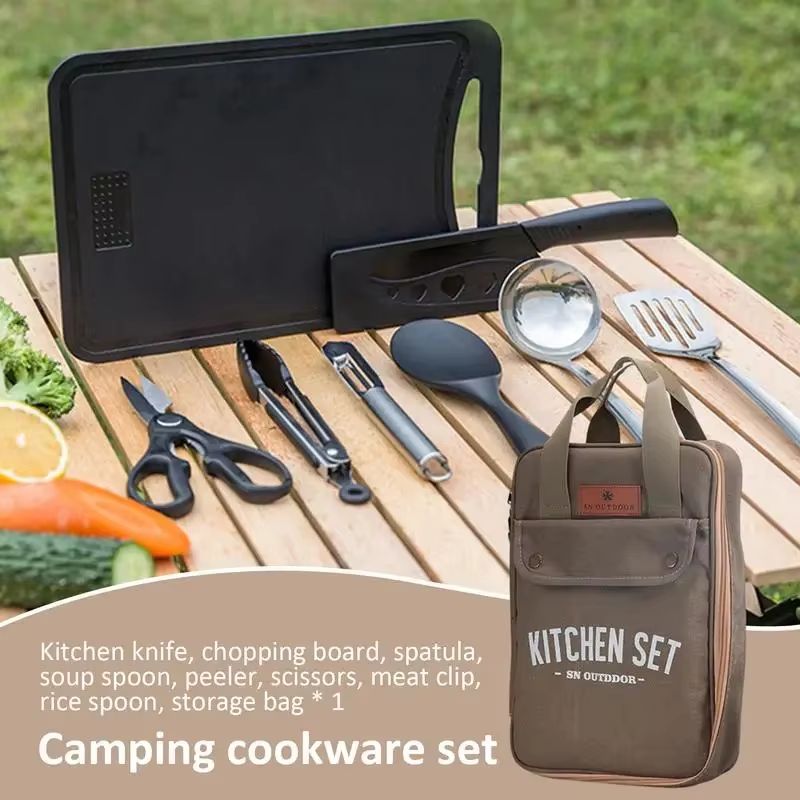 Набор походной кухонной утвари – обзор и цена Camping Cooking Pots And Pans