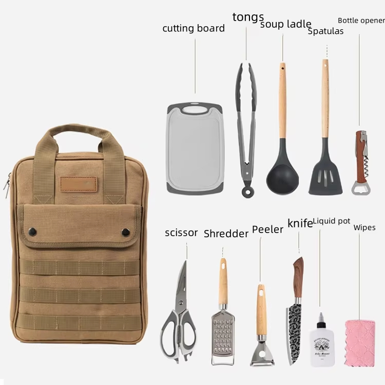 Набор аксессуаров для кемпинго – обзор и цена Camping Cooking Utensil Bag