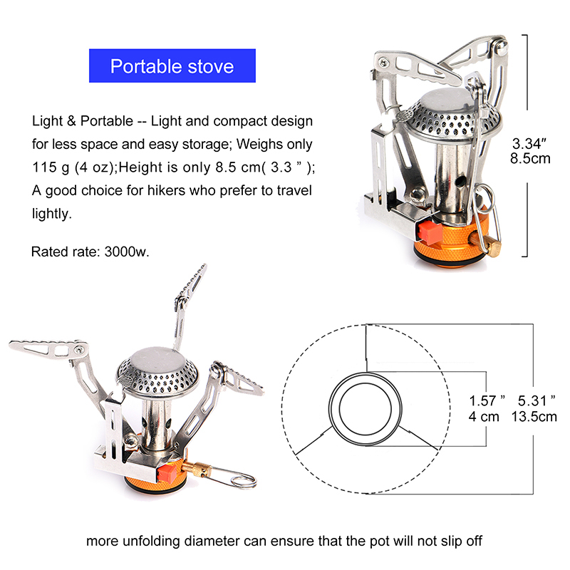 Цельная газовая плита Widesea, – обзор и цена Camping Cooking System