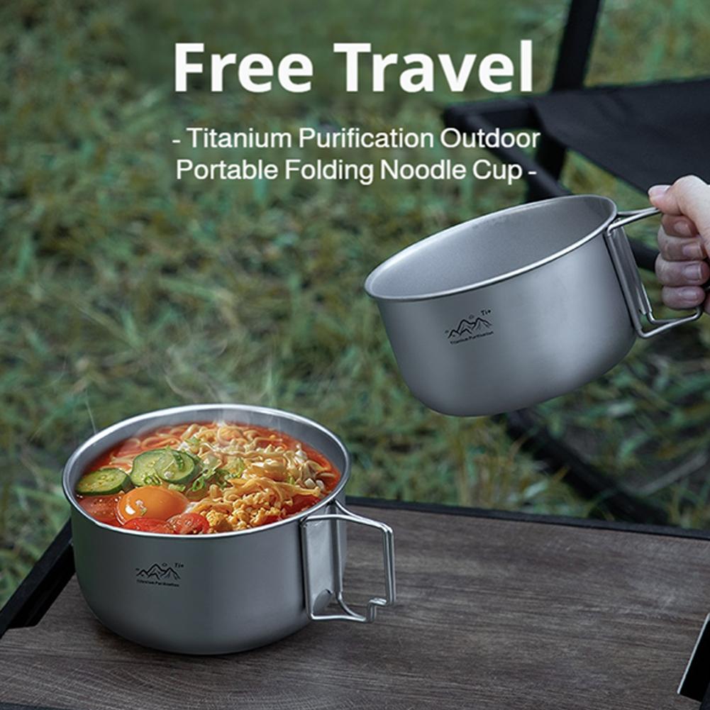 Ультралегкая титановая складна – обзор и цена Camping Cooking Noodles
