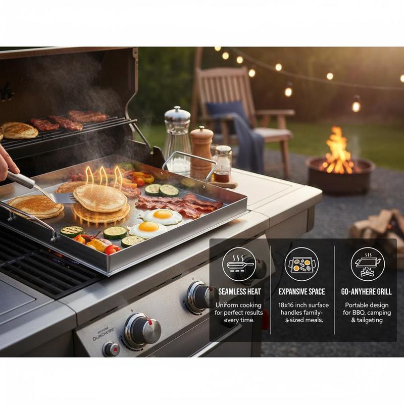 Универсальная плоская сковород – обзор и цена Camping Cooking Kitchen