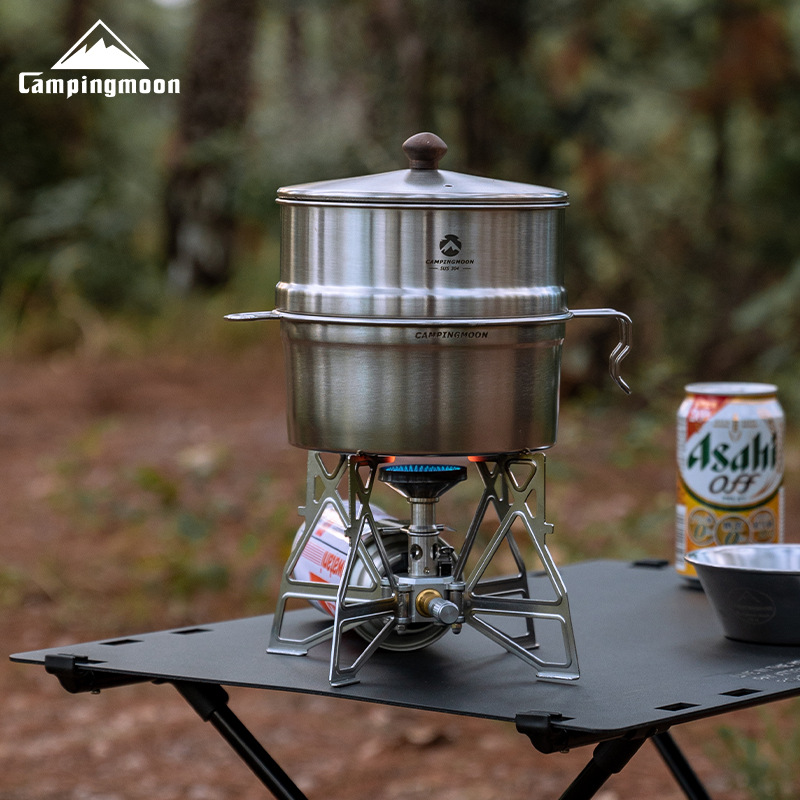 CAMPINGMOON S371 Кастрюля-паро – обзор и цена Camping Cooking Noodles