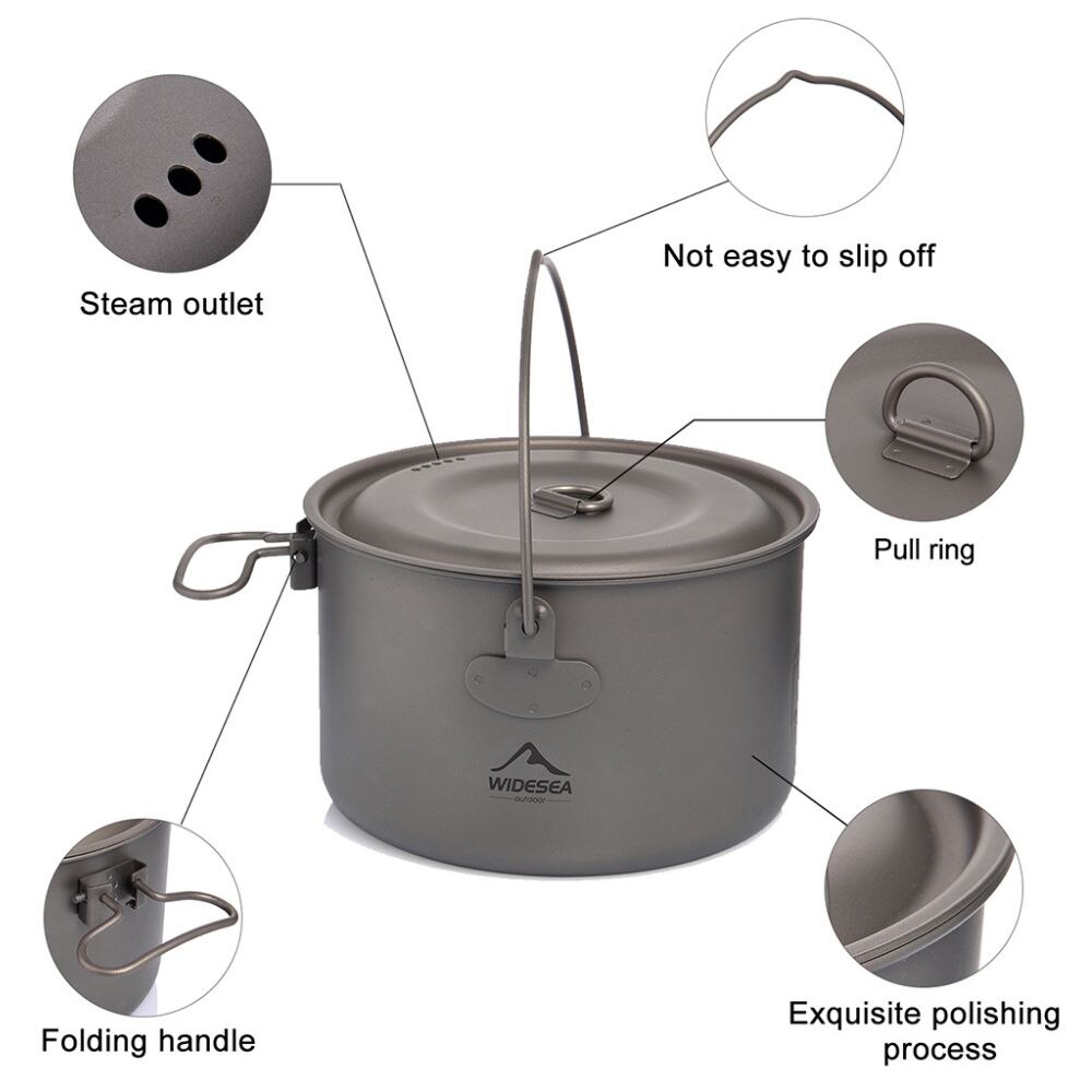 Widesea посуда для кемпинга, т – обзор и цена Camping Cooking Pots And Pans