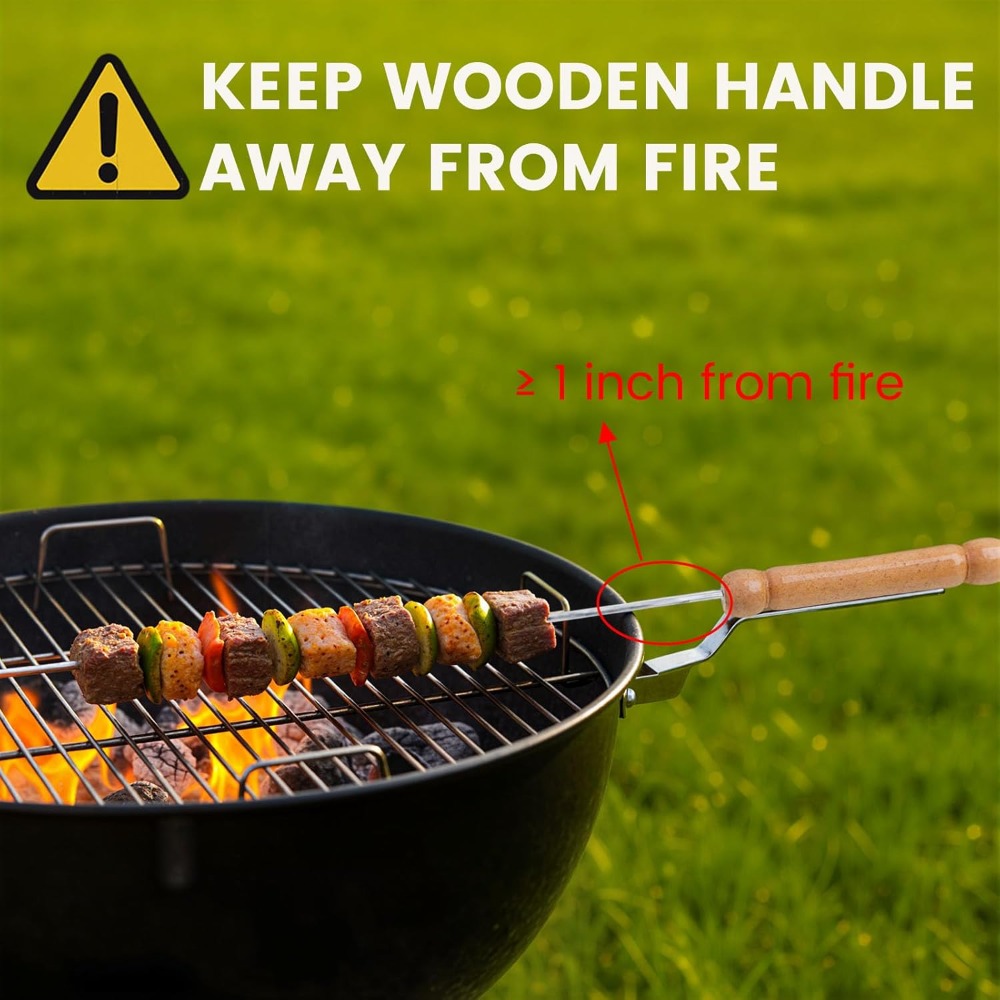 Многоразовые шампуры для гриля – обзор и цена Camping Cooking Essentials