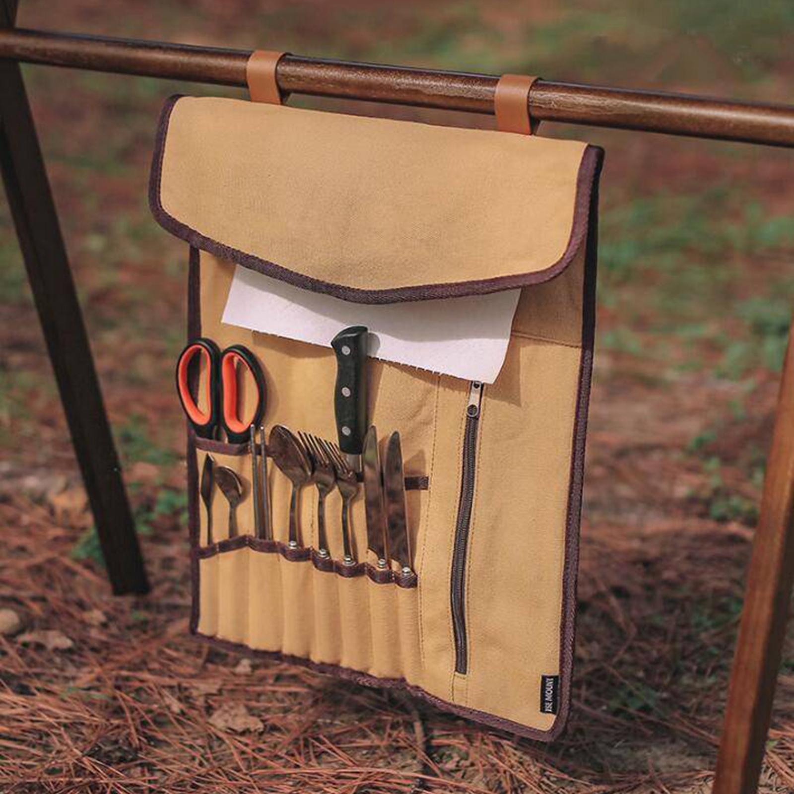 Портативная посуда для кемпинг – обзор и цена Camping Cooking Utensil Bag