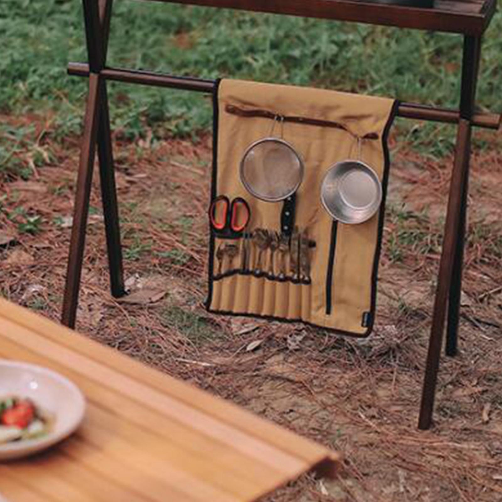 Портативная посуда для кемпинг – обзор и цена Camping Cooking Utensil Bag