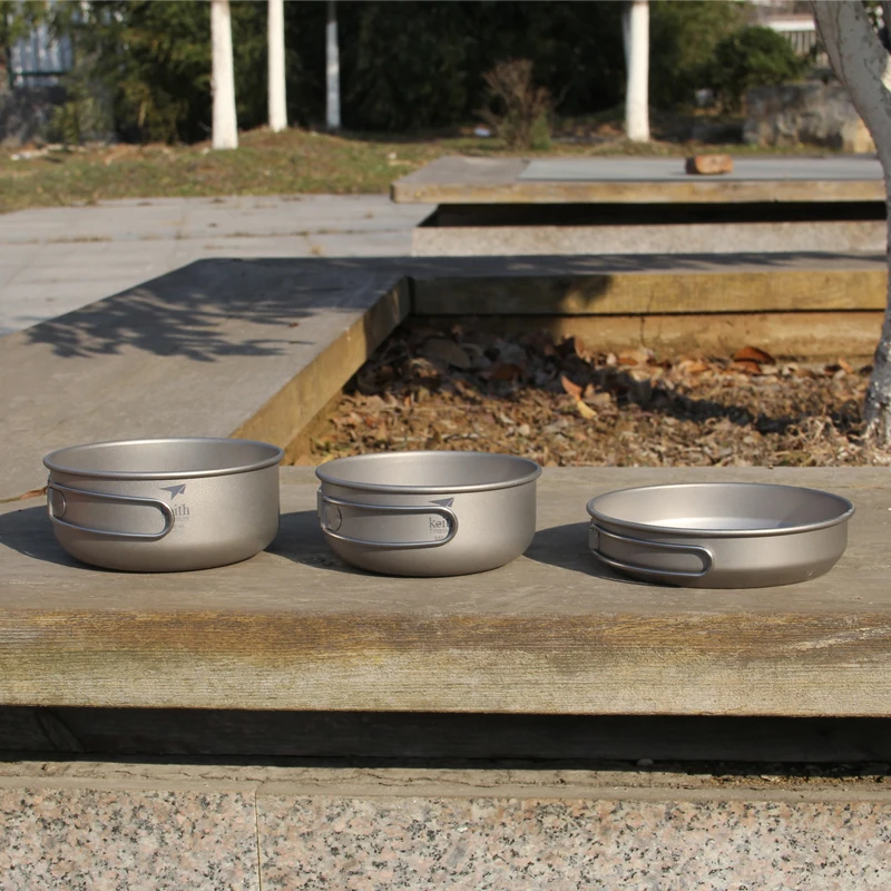 Keith 3 шт. титановая посуда,  – обзор и цена Camping Cooking Pots And Pans
