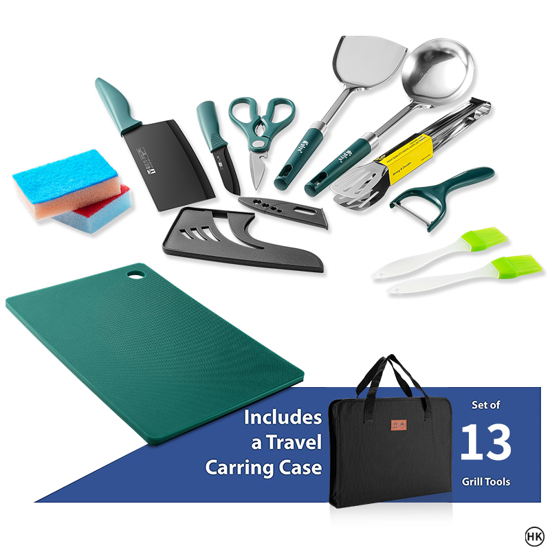 13 шт. набор для приготовления – обзор и цена Camping Cooking Essentials