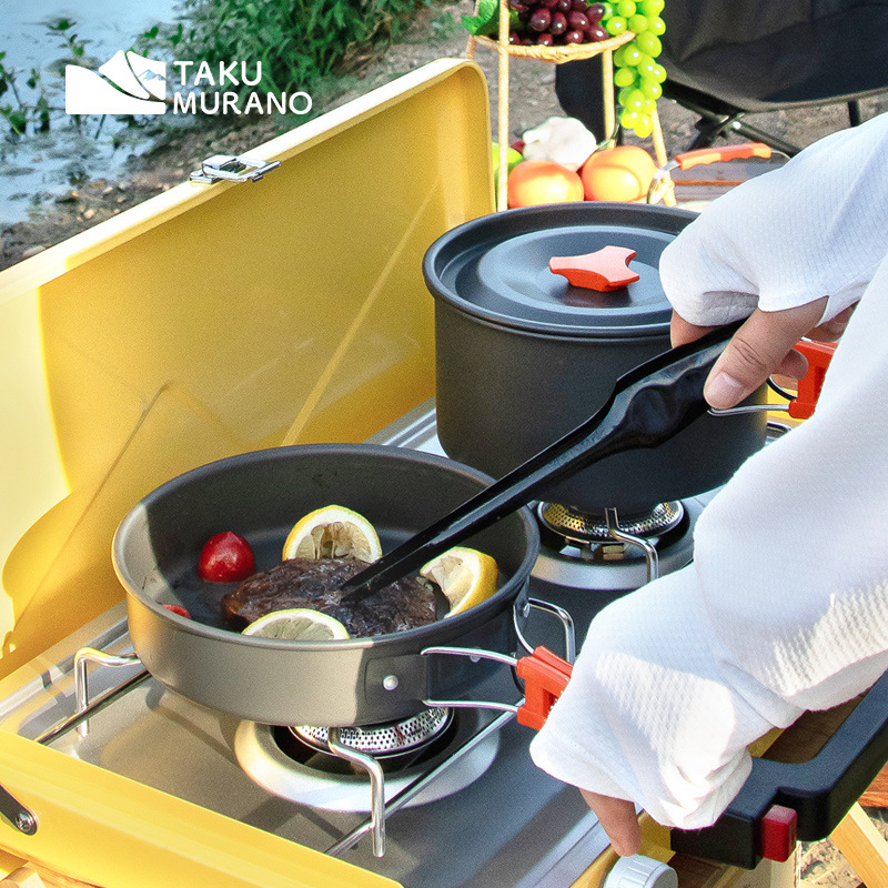 Набор походной посуды для приг – обзор и цена Camping Cooking Pots And Pans