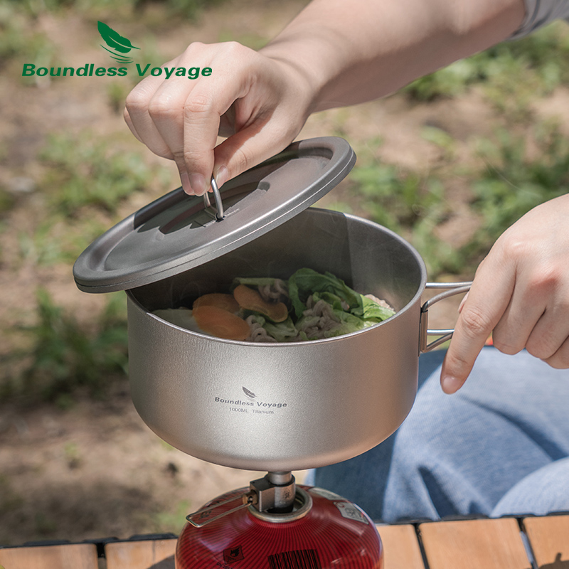 Титановая походная кастрюля Bo – обзор и цена Camping Cooking System