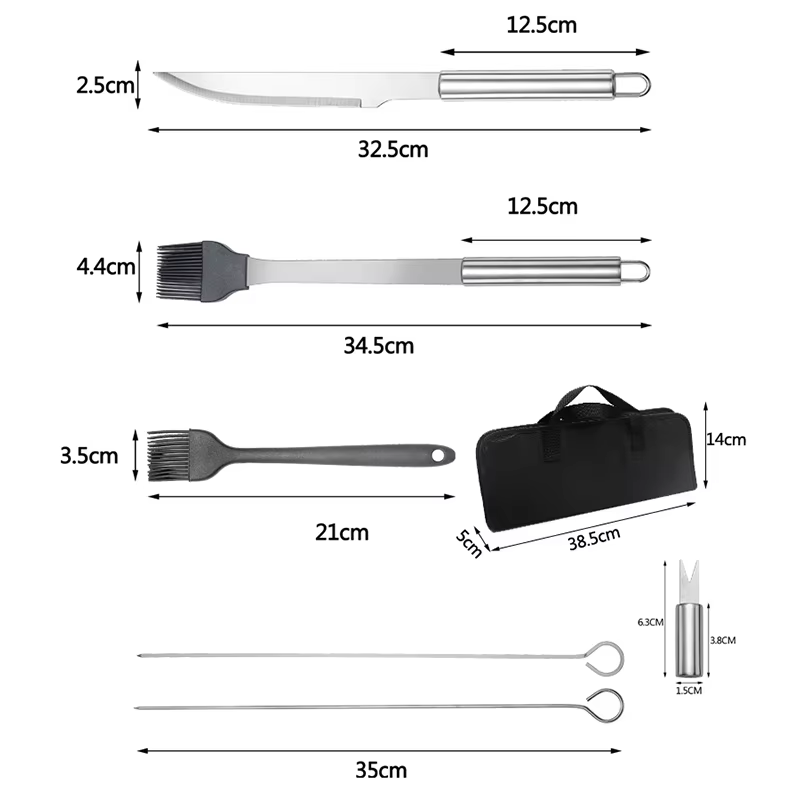 Набор инструментов для гриля и – обзор и цена Camping Cooking Utensil Bag